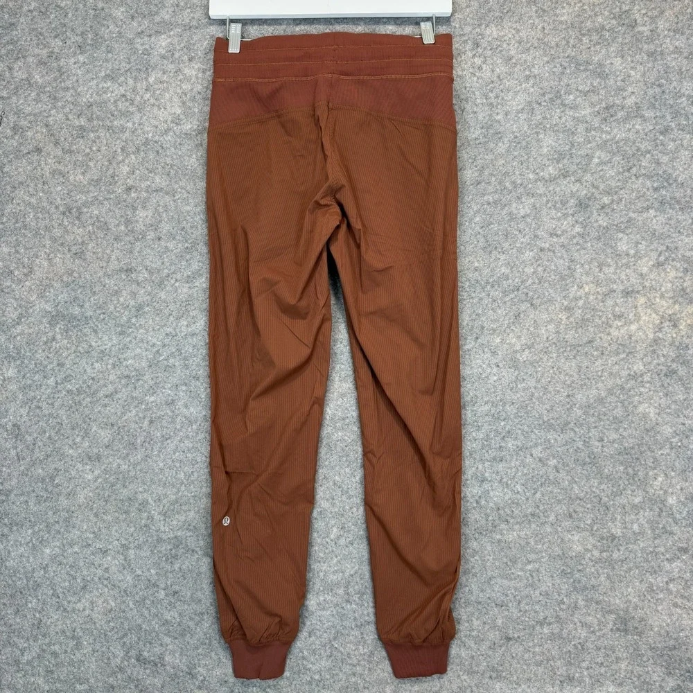 Lululemon‎ Dance Studio Mid Rise Jogger Pants Womens 4 Lightweight Stretch Brown